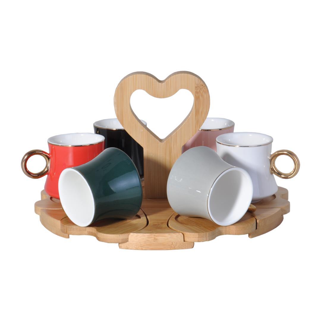 Bambu Standlı Kahve Fincan Seti 169.48 TL + KDV