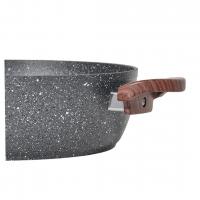 Cena Granit  Basık Tencere 28 Cm Gri
