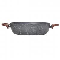 Cena Granit  Basık Tencere 32 Cm Gri