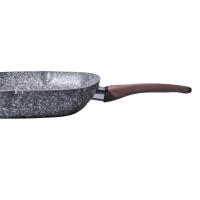 Cena Taş Granit Izgara Tava 28x28 Cm Gri