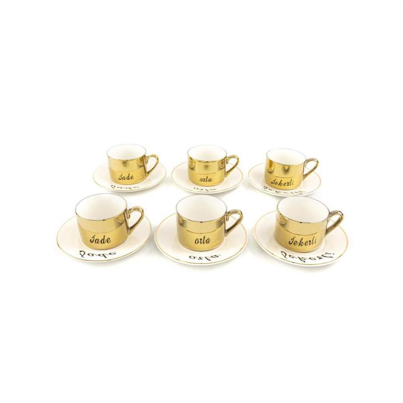 Mikasa Moor Merry Gold 6’lı Kahve Fincanı Seti 296.60 TL + KDV