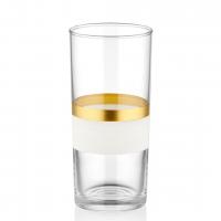 The Mia Snow Rakı Kadehi 6'lı Set Beyaz Gold