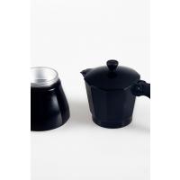 Moka Pot 3 Kişilik Siyah 
