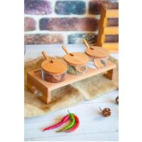TRIO 3'LÜ STANDLI BAHARATLIK SETİ