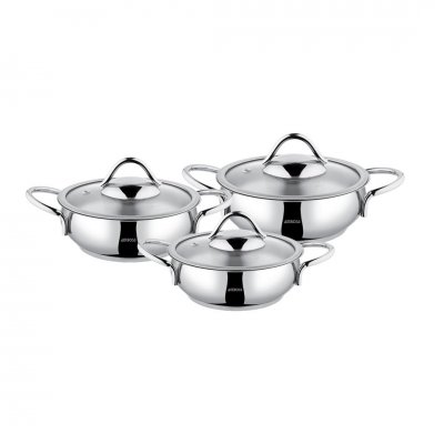 Amboss Çelik Omlet Set 6 Parça