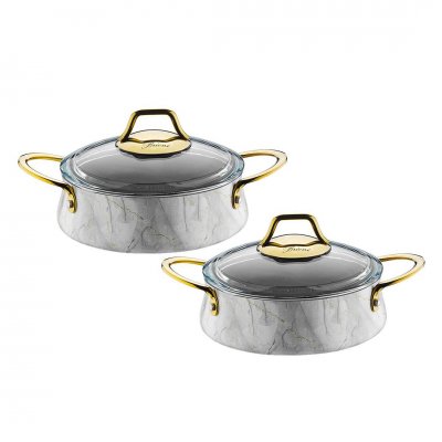 Brioni Marble Sahan Seti 4 Parça