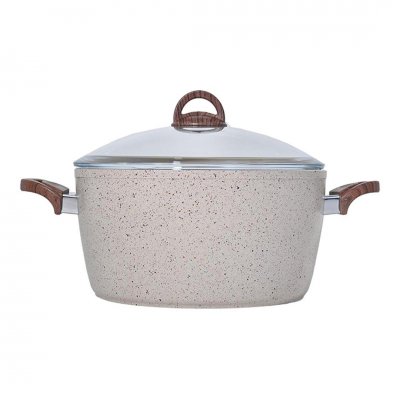 Cena Granit Derin Tencere 32 Cm Krem