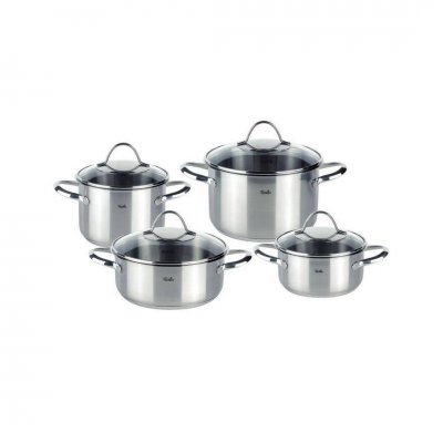 Fissler 8 Parça Çelik Tencere Seti Paris