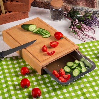 Joy Kitchen Kesme Tahtası Tepsili