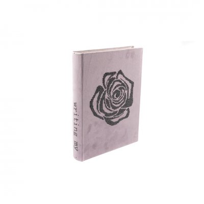 Mikasa Moor Pembe Writing Kadife Kitap Kutu 28x22x4 Cm