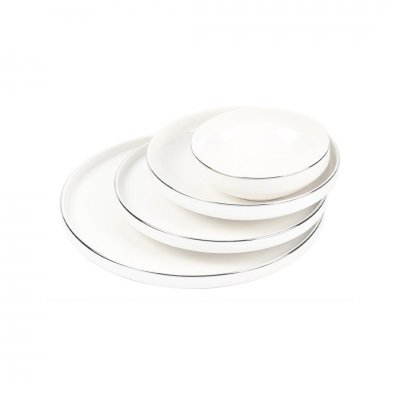 Mikasa Moor Yemek Takımı Modern Silver
