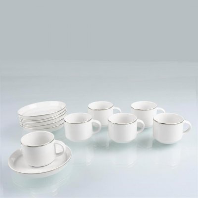 Mikasa Moor Silver Modern 6’lı Kahve Fincanı