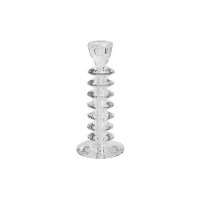 Sembol 7 Boğum Kristal Şamdan 22 Cm
