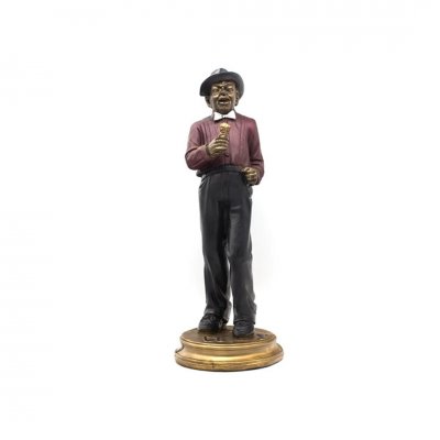 Sembol Mikrofon Tutan Obje 45 Cm Bordo-Gri