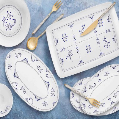 The Mia Marvy Oval Servis 2'li Set 26cm & 29cm