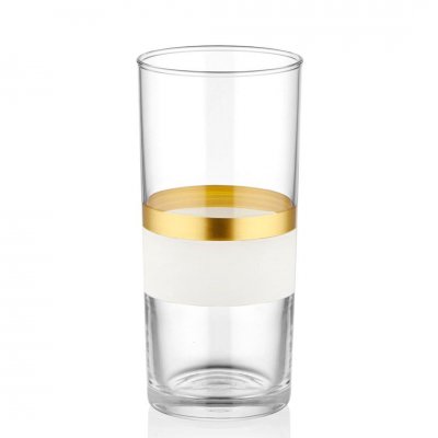 The Mia Snow Rakı Kadehi 6'lı Set Beyaz Gold